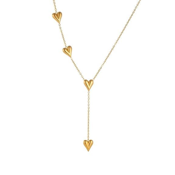 18K Gold Plated Necklace | Gift for Women & Girls | Waterproof Anti-Tarnish Minimalist