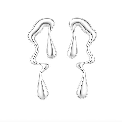 Drip Design Earrings in Trendy and Modern Look