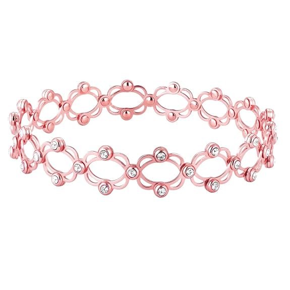 GIVA 925 Silver Zircon Studded Supple Ring Cum Bracelet | Gifts for Women and Girls